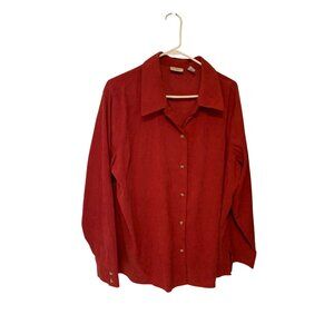 Vintage Y2K Classic Elements Womens Size 20W 22W Shacket Shirt Jacket Button Up